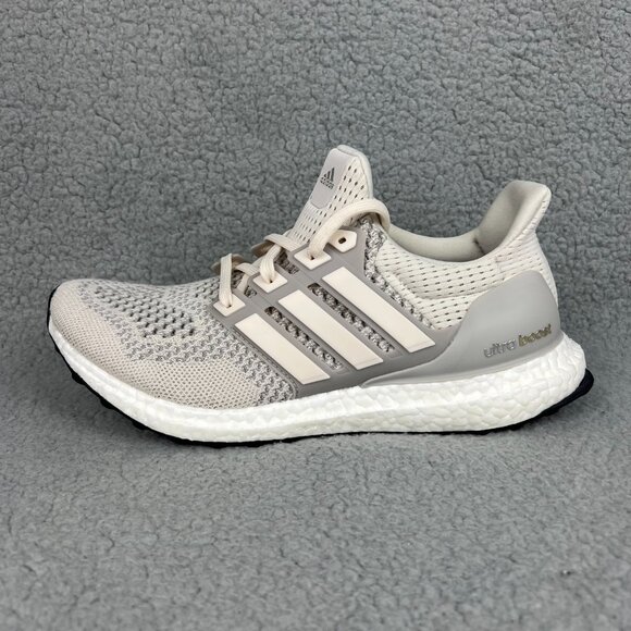 Adidas UltraBoost 1.0 Mens 9 Shoes White Cream Chalk Boost Retro LTD 2018 1 - Picture 2 of 11